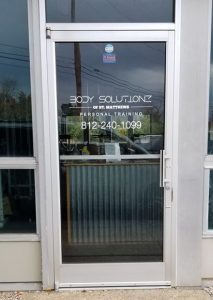 custom vinyl door lettering